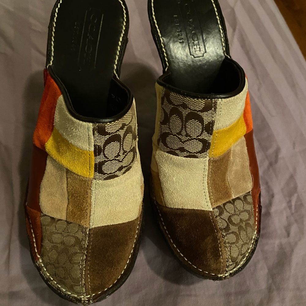 Coach patchwork mules - Picture 6 of 6